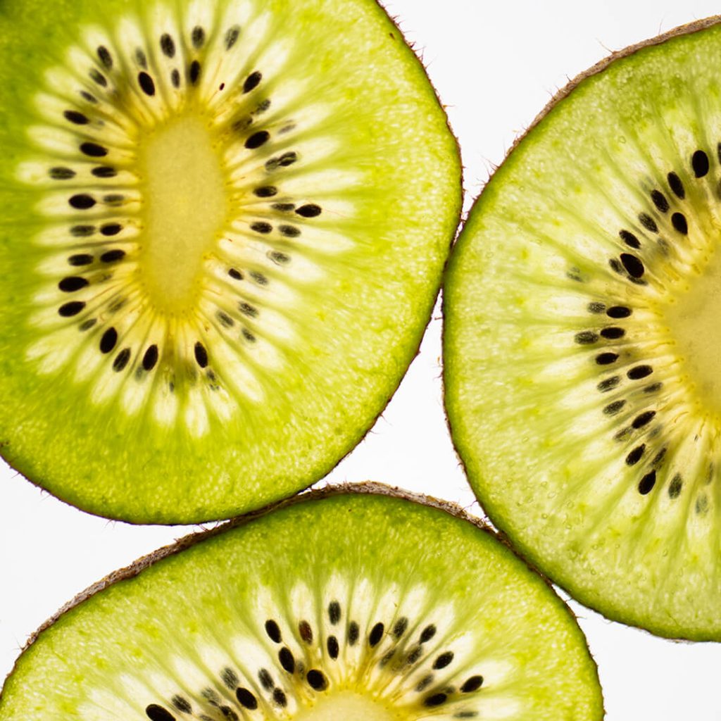 Kiwi fruit food photography macro texture