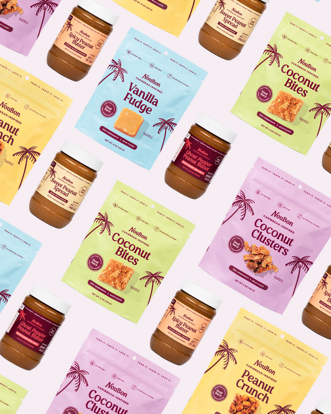 CPG Package Snack Flat Lay Photography